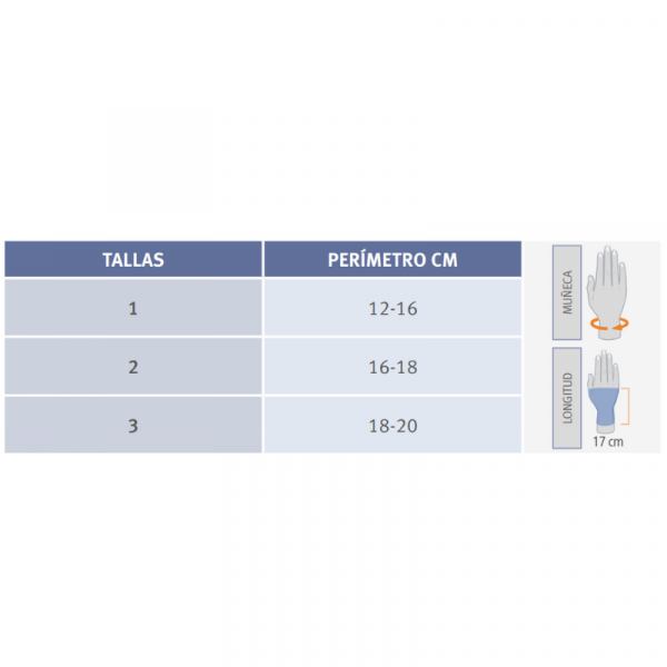 Muñequera Semirígida con Férula Palmar Corta - Imagen 2