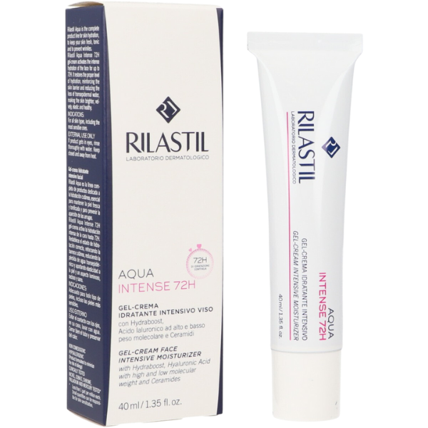 Rilastil Aqua Intense 72 horas es un gel-crema que garantiza una hidratación intensiva con ácido hialurónico y ceramidas para cada piel