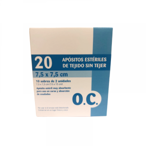 Aposito sin Tejer 20uds.7,5x7,5cm.