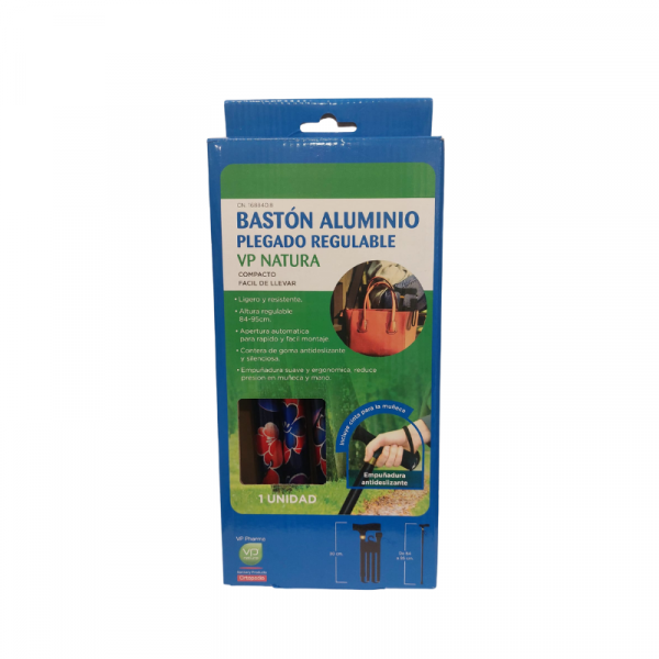 Bastón Aluminio Plegado Regulable