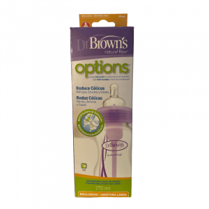 Biberon Boca Ancha 270 ml Options Dr.Browns