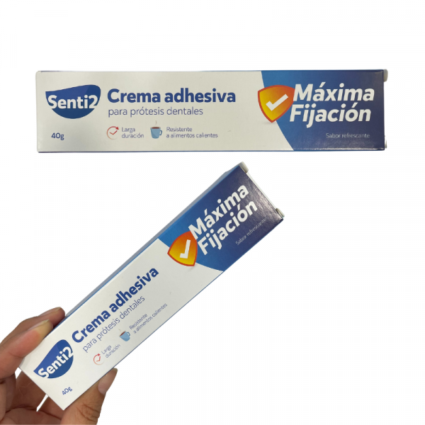 Crema Adhesiva Prótesis Dentales Senti2 40g
