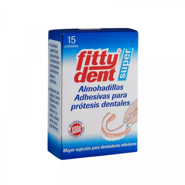 Fittydent Super Almohadillas Adhesivas 15 unidades