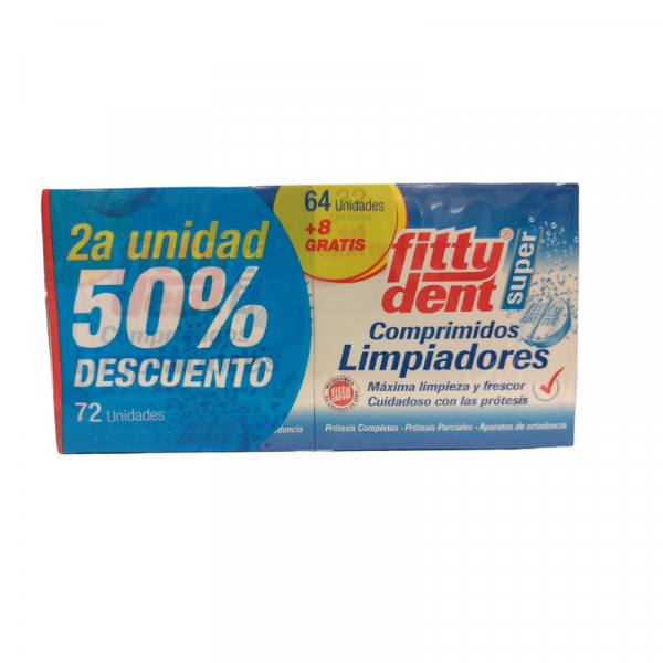 Phb Fittydent Pastillas Limpiadoras Duplo 2x36 U