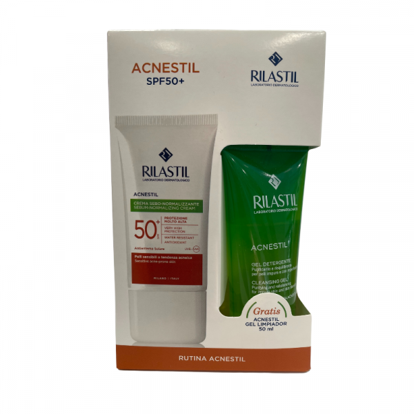 Rilastil Promo Pack Acnestil Spf 50+ Y Gel 50ml
