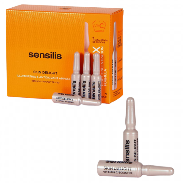 Sensilis Skin Delight Ampollas Iluminadoras y Antioxidantes 15x1,5 ml