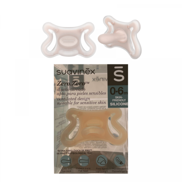Suavinex Chupete Zero Zero Fisiológico Silicona 0-6m