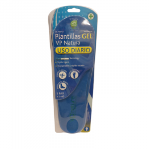 VP Natura Plantillas Gel Uso Diario Tallas 41-46