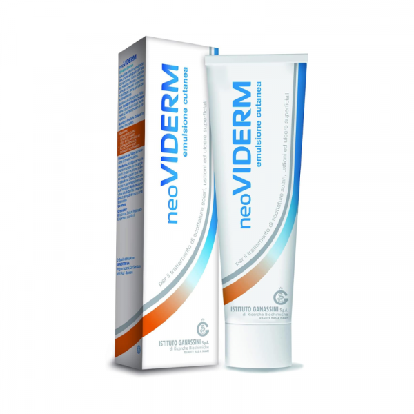 Neoviderm Emulsión Cutánea para el alivio y regeneración a la piel afectada por quemaduras, úlceras e irritaciones