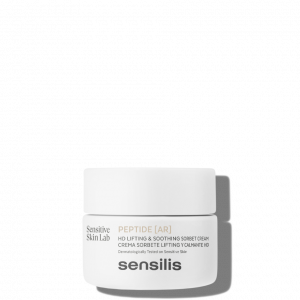 Crema sorbete de rápida absorción con efecto lifting inmediato, que mejora la firmeza y elasticidad de la piel, hidrata y repara los signos de la sequedad y calma la sensibilidad de la piel desde la primera aplicación.