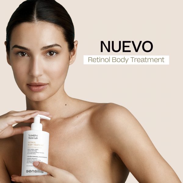 El Hidratante Corporal de Sensilis Retinol Body es un Tratamiento corporal con Retinol que hidrata, reafirma y unifica el tono. Textura ligera fluida de fácil aplicación y rápida absorción Apta para pieles sensibles