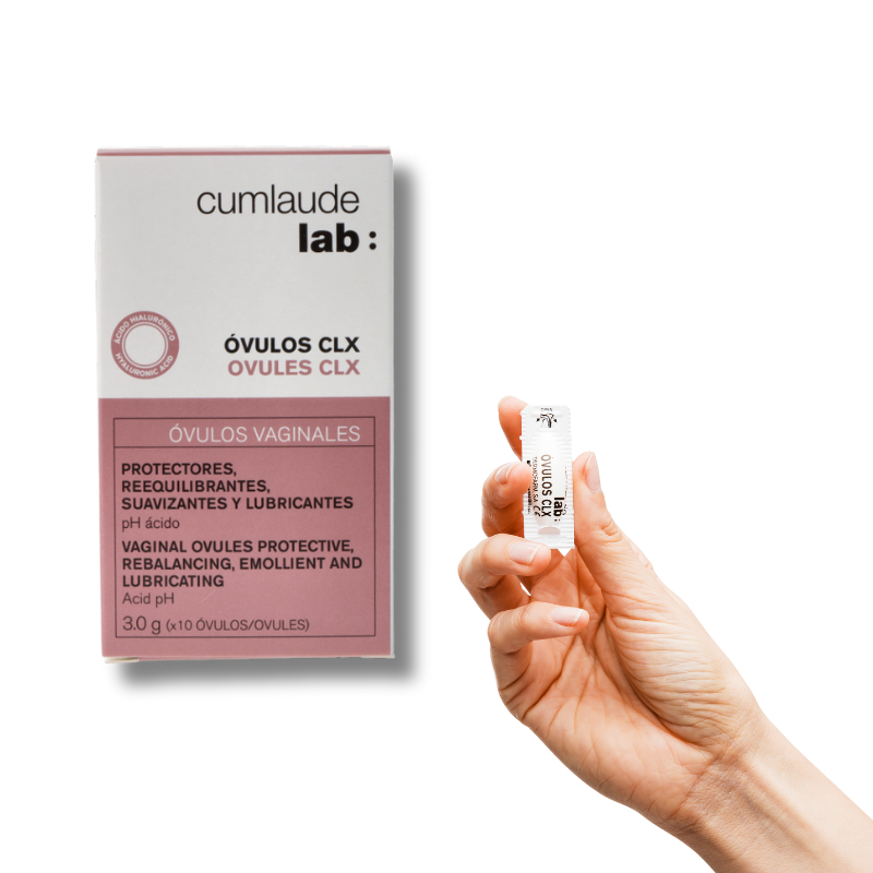 Óvulos vaginales con acción protectora, reequilibrante, emoliente y lubricante.