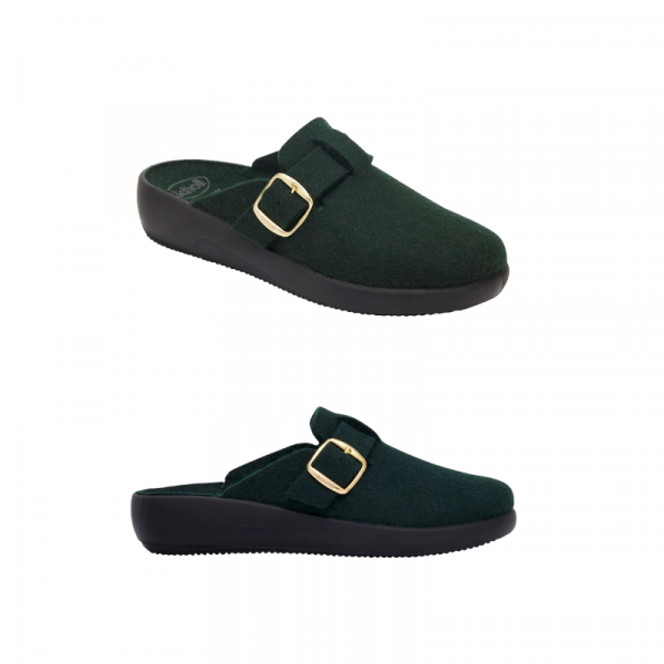 Zapatillas Scholl con hebilla