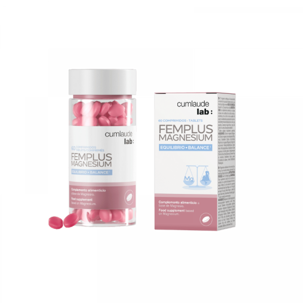 Complemento alimenticio para el equilibrio físico, mental y hormonal. Complemento alimenticio a base de Magnesio. El magnesio contribuye al funcionamiento normal de los músculos, del sistema nervioso y a la función psicológica normal. Incluye 60 comprimidos.