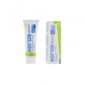 Xeros dentaid® pasta dentífrica de uso diario para una correcta higiene bucal en personas con problemas de boca seca o xerostomía, ya que proporciona una máxima hidratación.