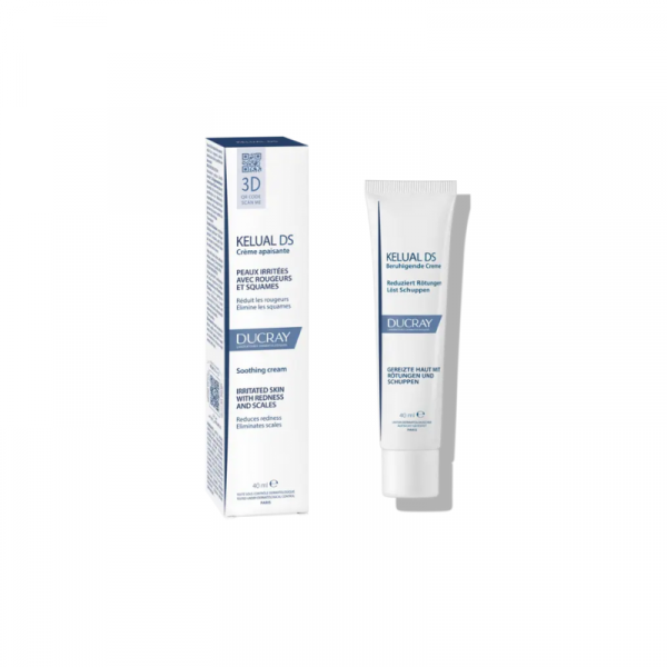 Kelual Ds Crema Calmante Elimina las escamas - Hidrata - Calma - Reduce las rojeces