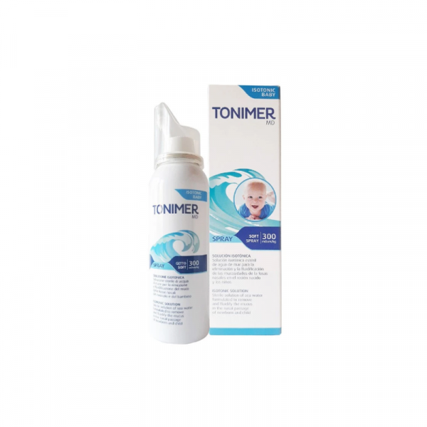 Agua de mar Isotónica, estéril con contenido reducido de sodio, pH ligeramente alcalino, adecuado específicamente para remover y fluidificar el mucus en los conductos nasales en caso de resequedad de la mucosa nasal y gripe.