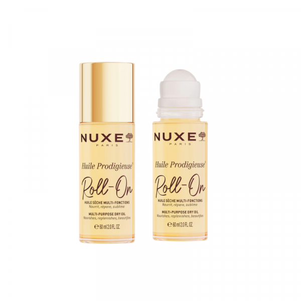 Nuxe Huile Prodigieuse, aceite en seco de cuerpo, rostro, cabello, ahora en formato roll on Nutre, repara y sublima
