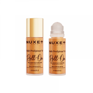 Nuxe Huile Prodigieuse Or, aceite en seco de cuerpo, rostro, cabello, ahora en formato roll on Hidrata, satina e ilumina