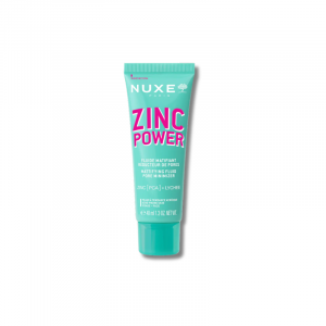 El Fluido matificante minimizador de poros zinc power nuxe es Ideal para pieles mixtas a grasas con tendencia acneica, este fluido matificante es el hidratante esencial en tu rutina anti-imperfecciones. Minimiza los poros al mismo tiempo que reduce las imperfecciones (manchas, puntos negros) para una piel más lisa.
