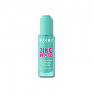 El Sérum Anti-Imperfecciones Zinc Power Nuxe, reduce visiblemente las imperfecciones gracias a la acción específica de este sérum con ZINC [PCA] y Extracto de Lichi Este tratamiento no comedogénico es eficaz en todos los tonos de piel, reduce las imperfecciones (granitos, puntos negros), atenúa su apariencia y minimiza los poros