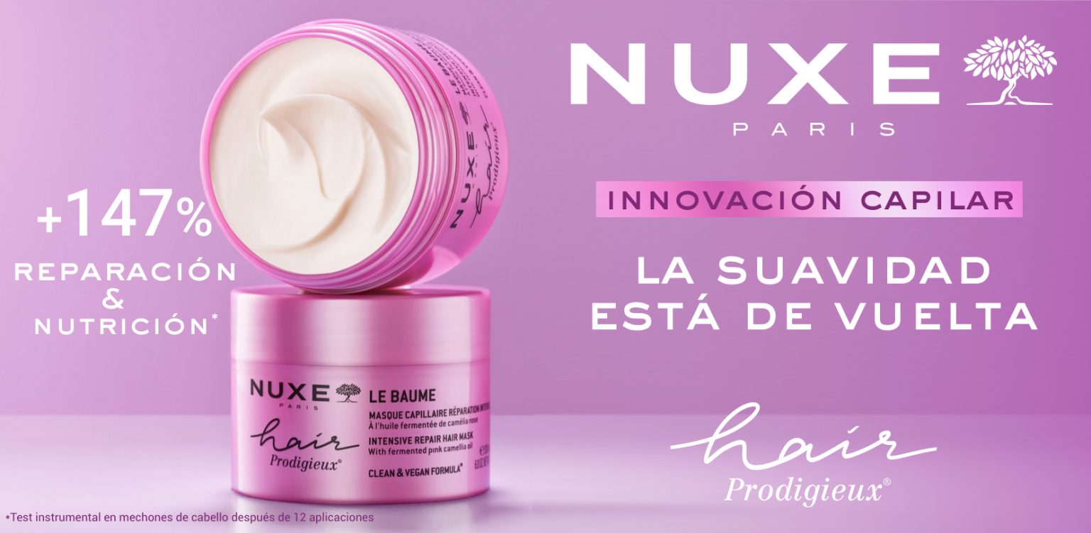 Crema muy hidratante de cabello Nuxe. Máxima hidratación y reparación intensa