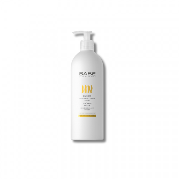 Jabón De Aceite Babé es apto para todo tipo de piel. Especialmente indicado para piel muy seca o con tendencia atópica. Formado con más de un 40% de aceites de origen vegetal, ricos en Omega 3, 6 y 9.