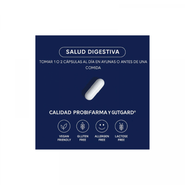 GUDPRO, probiótico para la salud digestiva, para personas que buscan mejorar su bienestar digestivo, fortalecer su microbiota intestinal y reducir molestias como la hinchazón, los gases o el tránsito irregular. Ideal para quienes siguen tratamientos con antibióticos, padecen disbiosis intestinal o desean reforzar su sistema inmunológico desde el intestino.