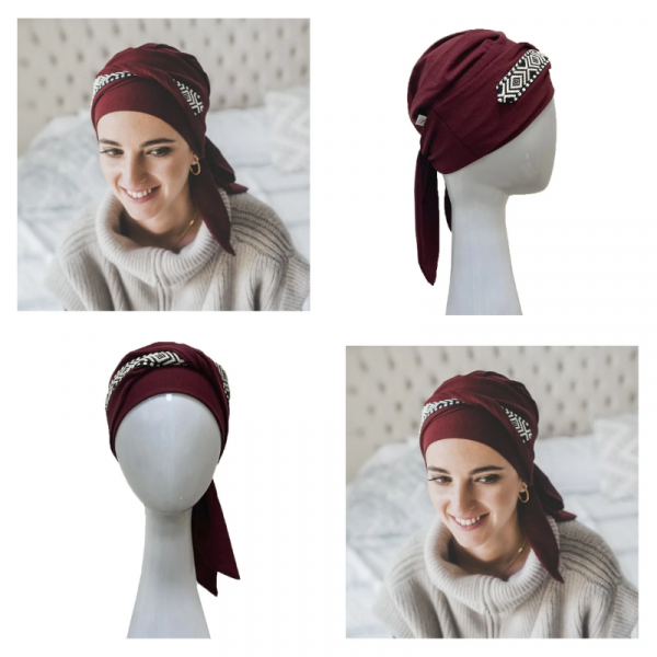 Turbantes de algodón otoño invierno Carebell, para la perdida de cabello por tratamiento oncológico o alopecia.