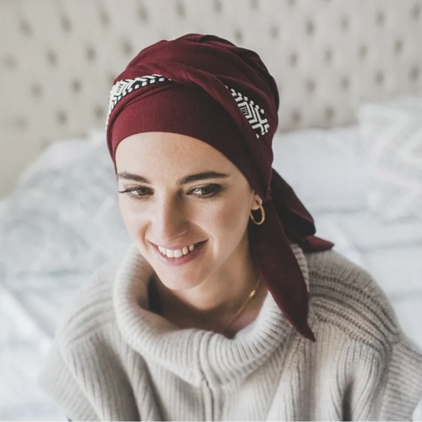 Turbantes de algodón otoño invierno Carebell, para la perdida de cabello por tratamiento oncológico o alopecia.