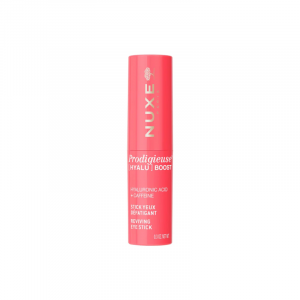 Stick Antifatiga contorno de ojos Enriquecido con cafeína, reconocida por reducir la apariencia de bolsas y ojeras, este tratamiento refresca y alisa el contorno de los ojos. La mirada luce descansada, como tras una buena de sueño reparador.