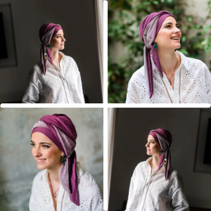 Turbante Oncológico Smooth Gala Malva