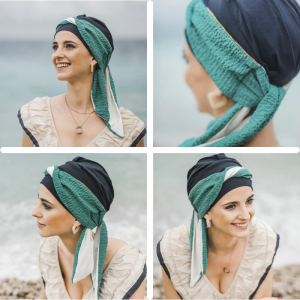 Pañuelo Smoot Turquesa Gold marca Carebell