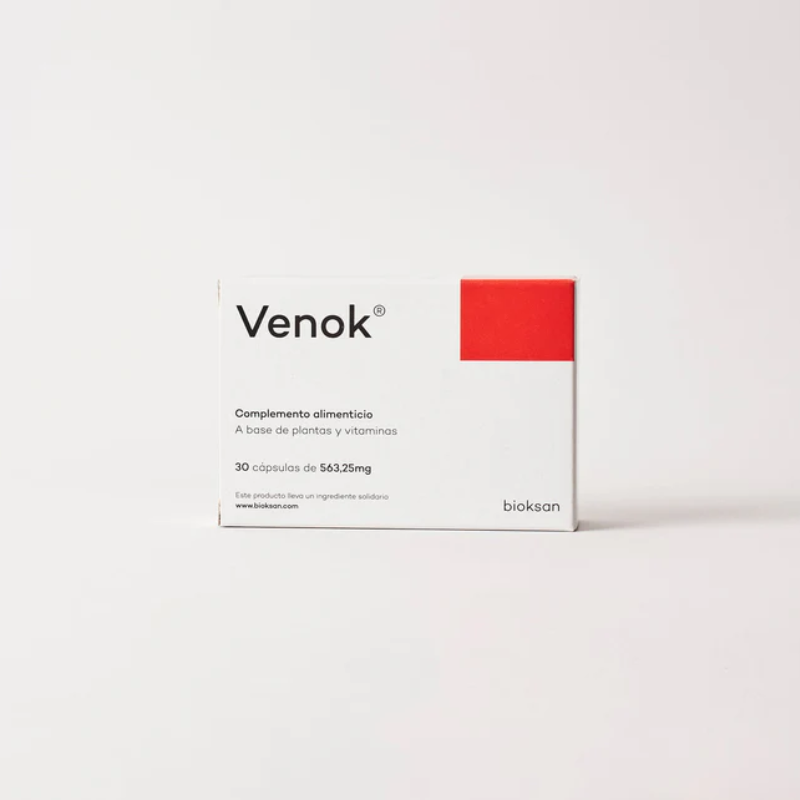 Complemento alimenticio para quienes presentan síntomas asociados a la insuficiencia venosa leve. Venok® contribuye al cuidado de la circulación y ayuda a aliviar la sensación de pesadez, tirantez, hormigueo y picor en piernas cansadas o hinchadas.